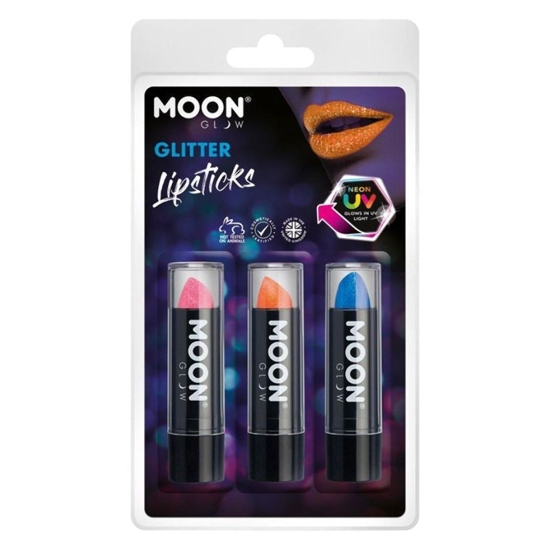 Moon Glow Neon UV Glitter Lipstick M40586 Costume Make Up_1
