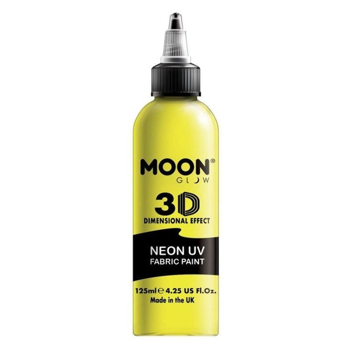 Size Chart Moon Glow Neon UV Intense Adult Fabric Paint 125ml Single Costume Make Up