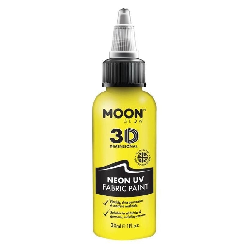 Moon Glow Neon UV Intense Fabric Paint 30ml Single Costume Make Up 8