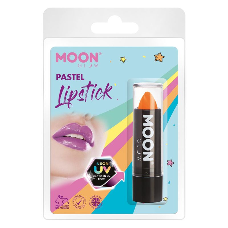 Moon Glow Pastel Neon UV Lipstick Pastel Orange M37609 Costume Make Up_1