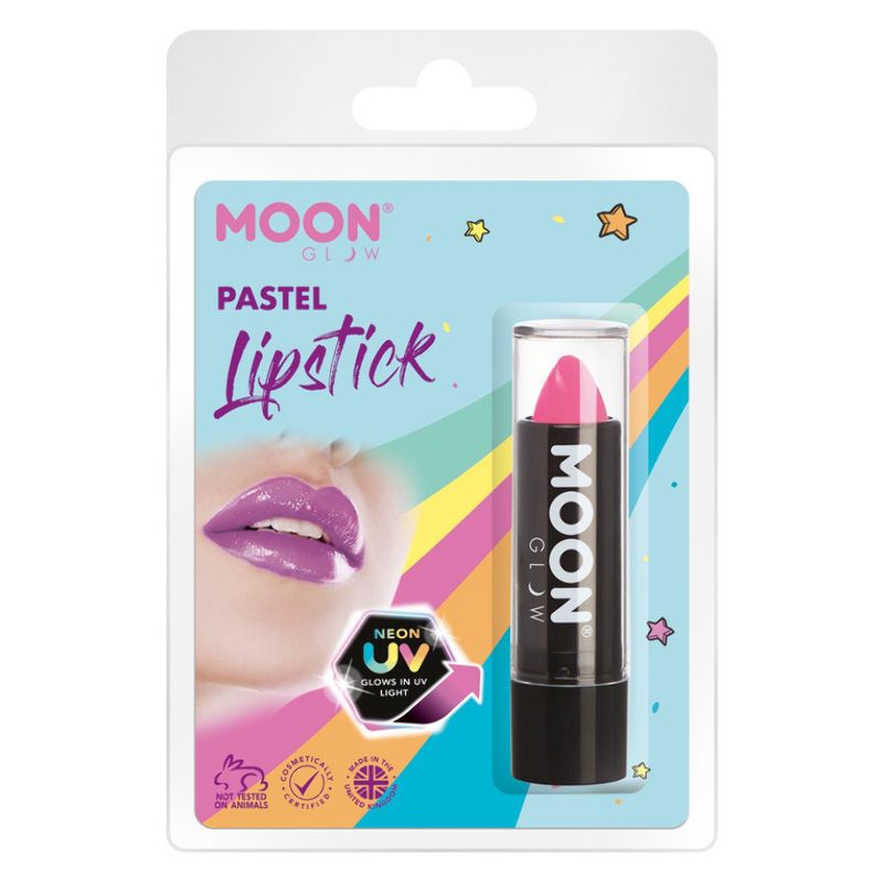 Moon Glow Pastel Neon UV Lipstick Pastel Pink M37593 Costume Make Up 1