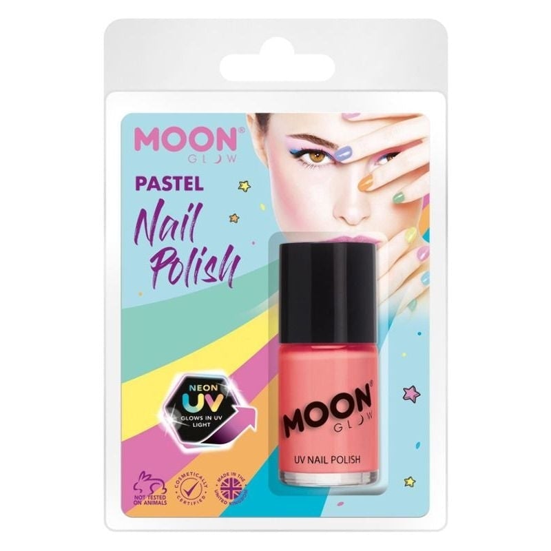Moon Glow Pastel Neon UV Nail Polish Clamshell, 14ml Costume Make Up_3