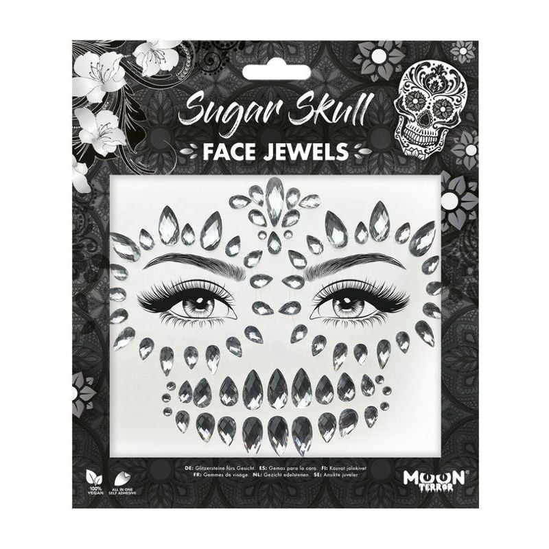 Moon Terror Face Jewels Sugar Skull Costume Make Up_1