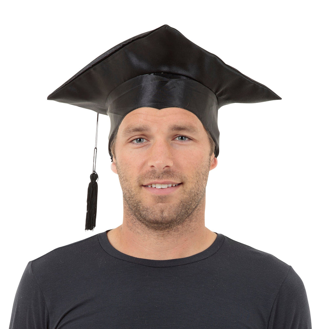 Mortar Board PVC Budget Hat Hats Unisex_1