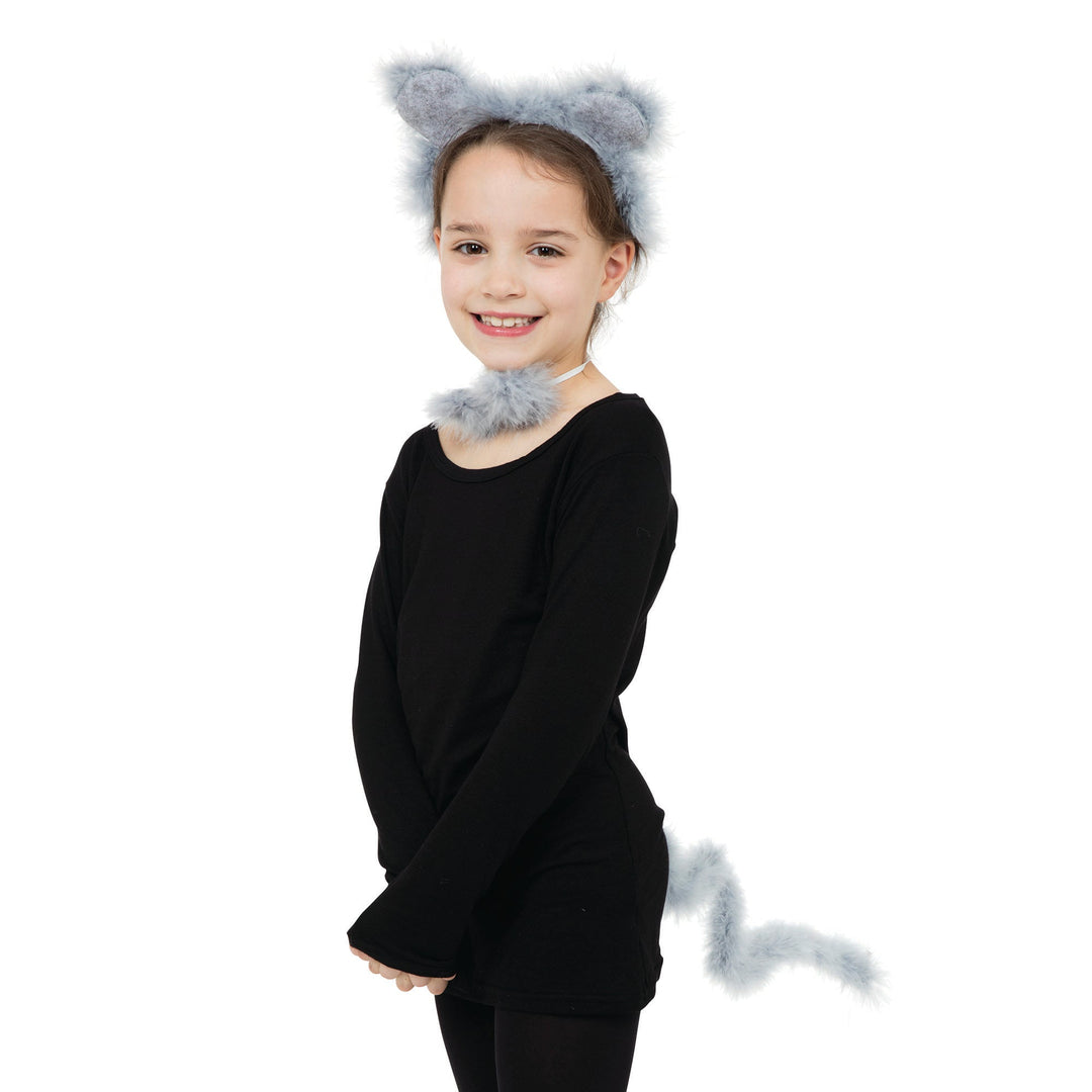 Mouse Set Grey Marabout Instant Costume Kit for Kids_1
