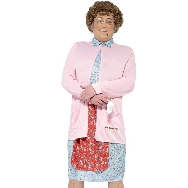 Mrs Brown Padded Costume Adult Pink
