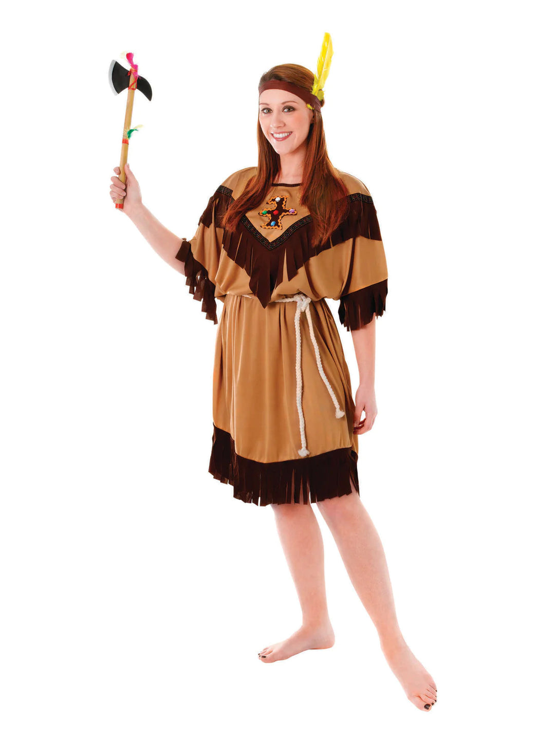 Size Chart Native American Inspired Indian Lady Costume