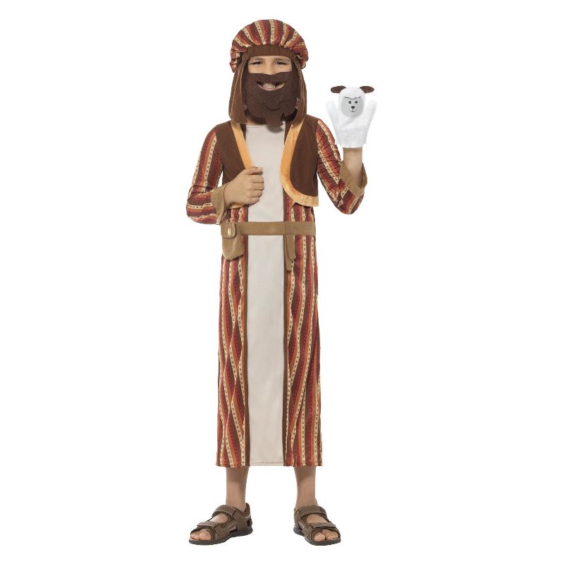 Nativity Shepherd Costume with Robe Brown Child_1