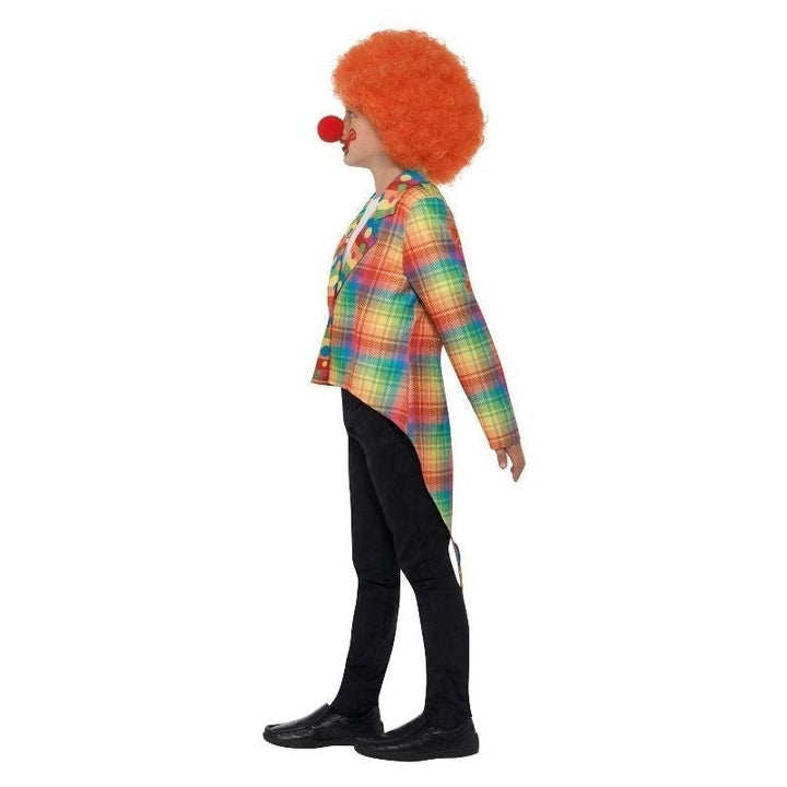 Neon Tartan Clown Tailcoat Child Multi_3