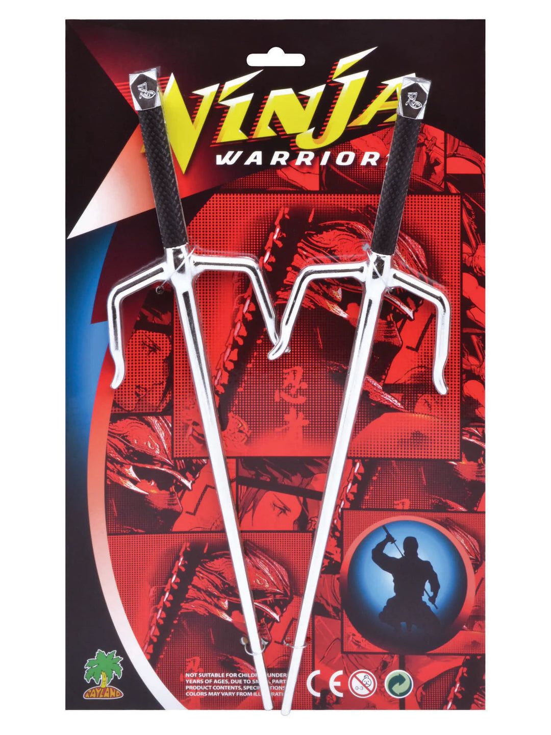 Size Chart Ninja Twin Daggers Costume Accessory