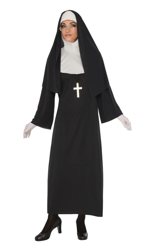 Nun Ladies Costume Robe Cross Habit_1