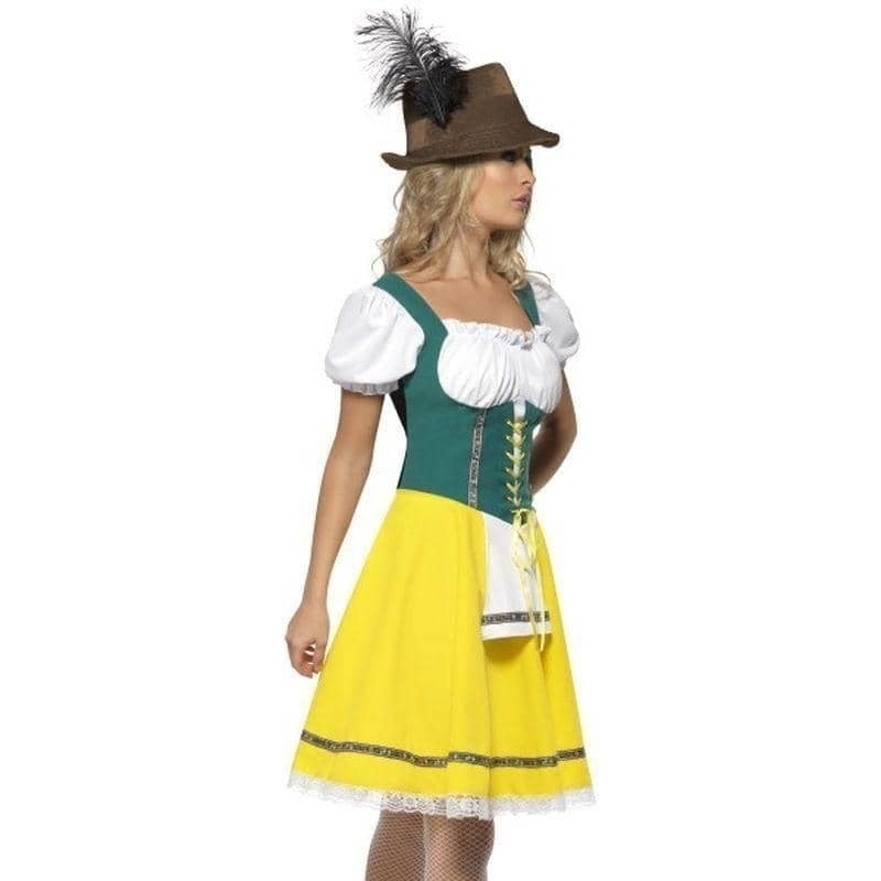 Oktoberfest Costume Female Adult Green Yellow_3