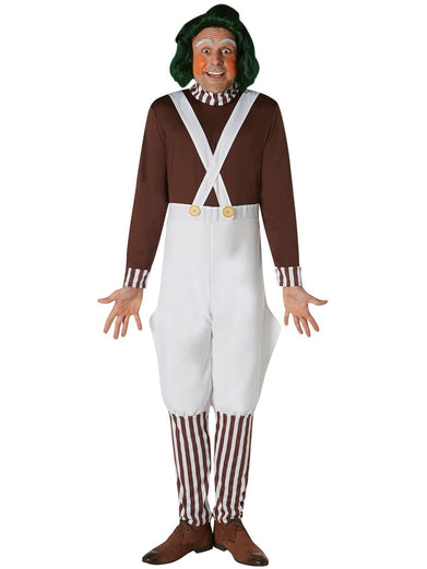 Oompa Loompa Costume Adult Jumpsuit Charlie and the Chocolate Factory_3