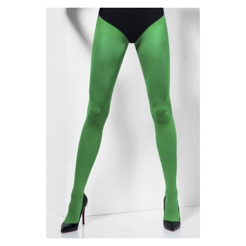 Size Chart Opaque Tights Adult Green Costume Accessory