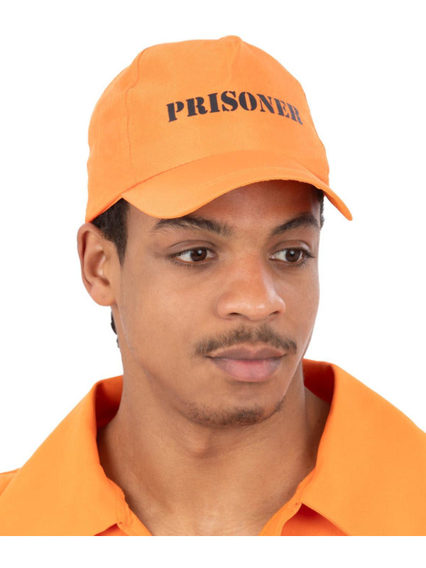 Orange Prisoner Cap Adult Convict Hat Orange Prisoner Cap Adult Convict Hat