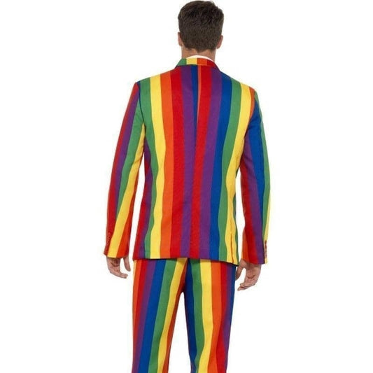 Over The Rainbow Suit Adult Multi Coloured Pride Costume 2