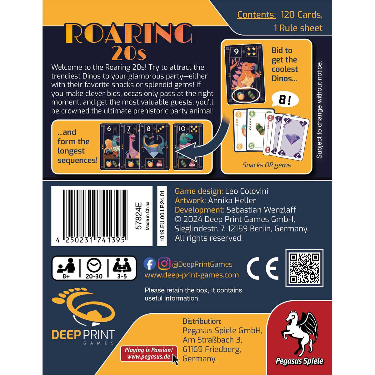 Roaring 20s Board Game by Pegasus Spiele 4