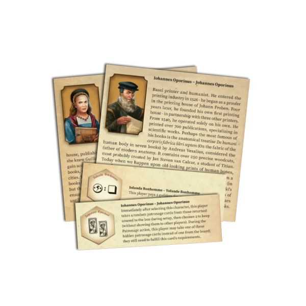 Promo Characters Gutenberg Board Game by Portal Games 1