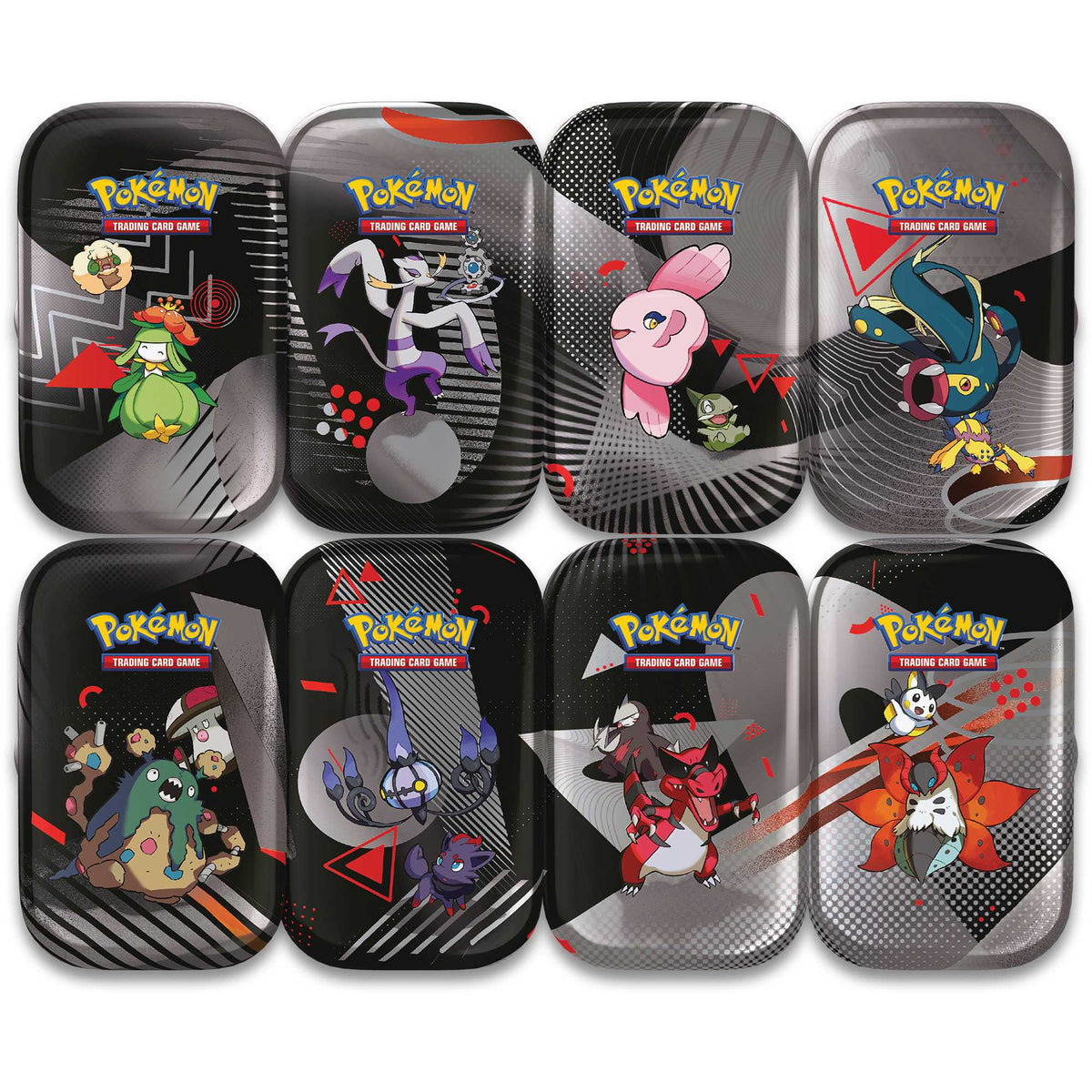 Pokémon TCG: Scarlet & Violet 10.5 - Black Bolt & White Flare - Unova Mini Tin - Assorted Display 4