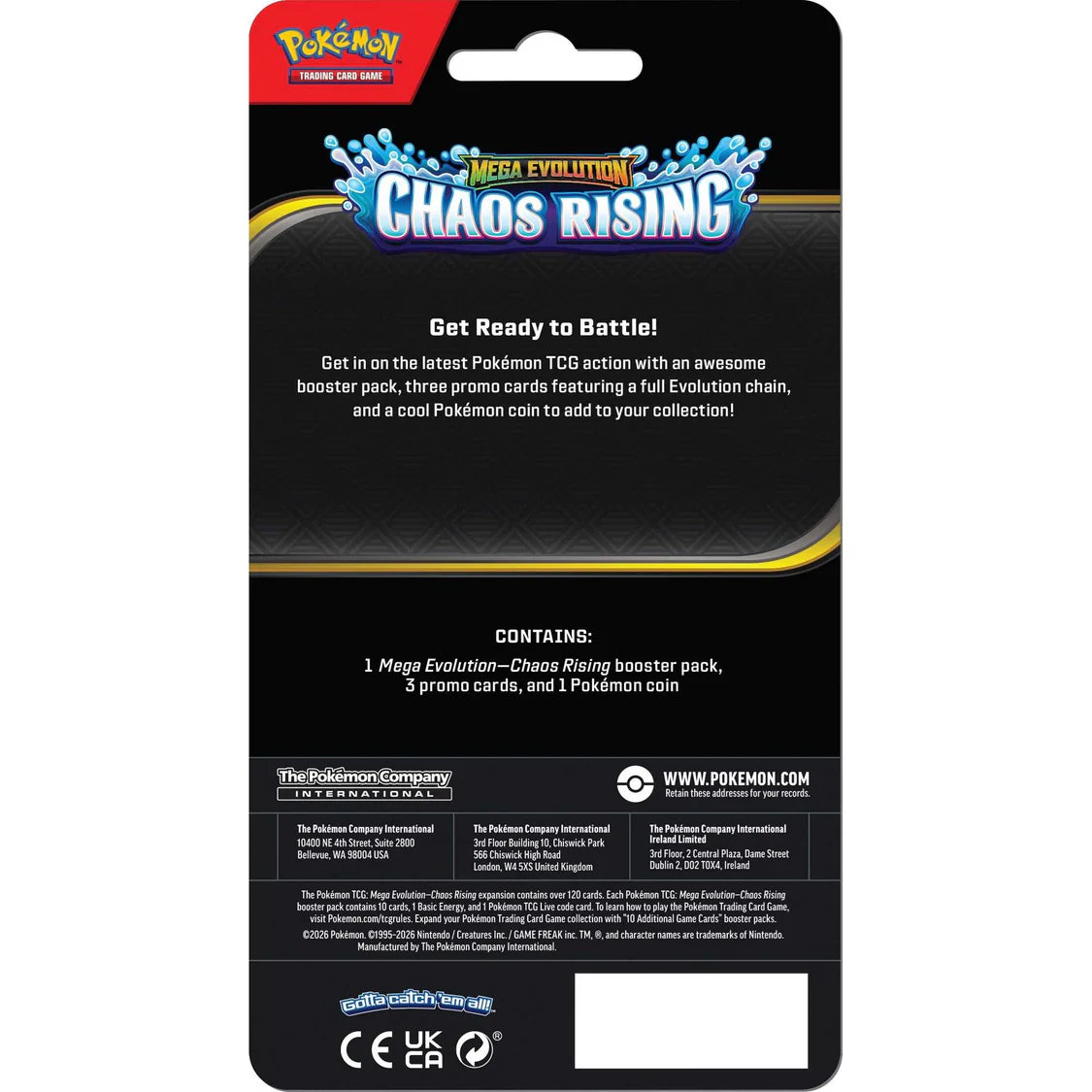 Pokémon TCG Mega Evolution Chaos Rising Premium Checklane Blister product image 2