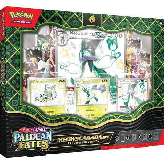 Pokémon TCG: Scarlet & Violet 4.5 Paldean Fates Premium Collection - Meowscarada/Quaquaval/Skeledirge 2