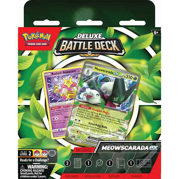 6 Sets Pokemon TCG Deluxe Battle Decks Quaquaval / Meowscarada ex 3