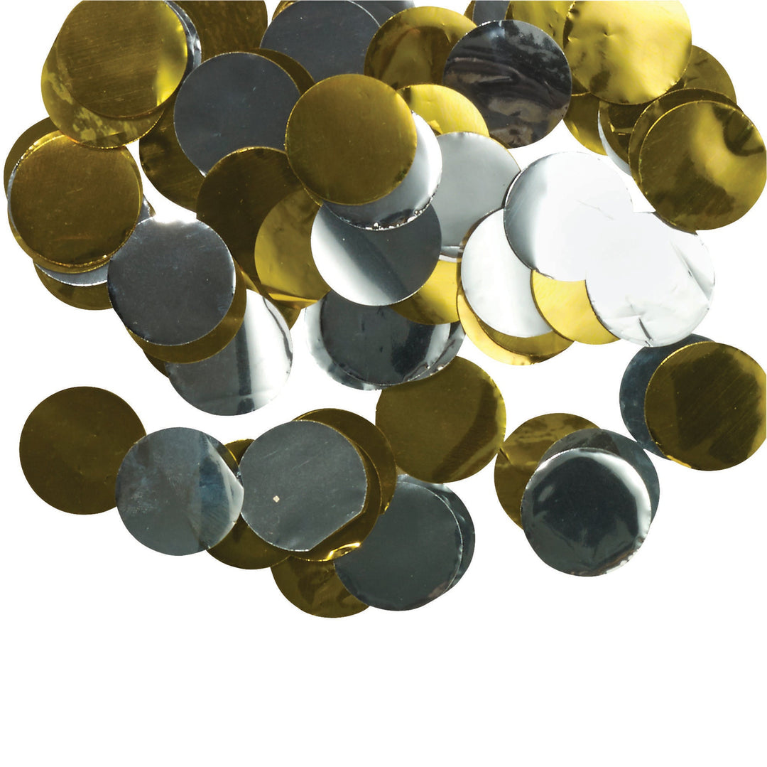 Paper Confetti Gold Silver Metallic Mix_1