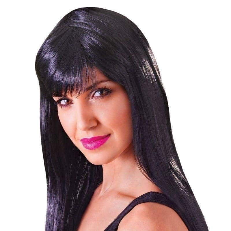 Passion Long Black Wig for Women_1