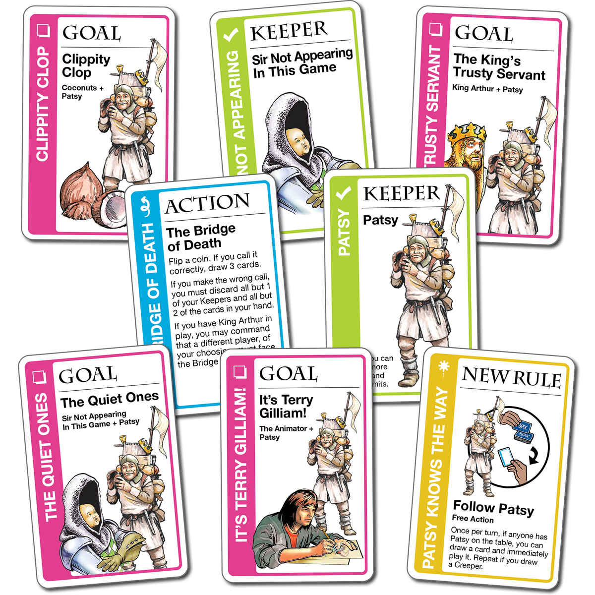 Monty Python Fluxx Patsy Pack Board Game Expansion