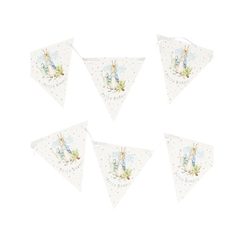 Peter Rabbit Classic Tableware Party Bunting All Blue Cream_1