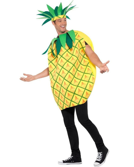 Pineapple Costume Adult Yellow Tabard 2