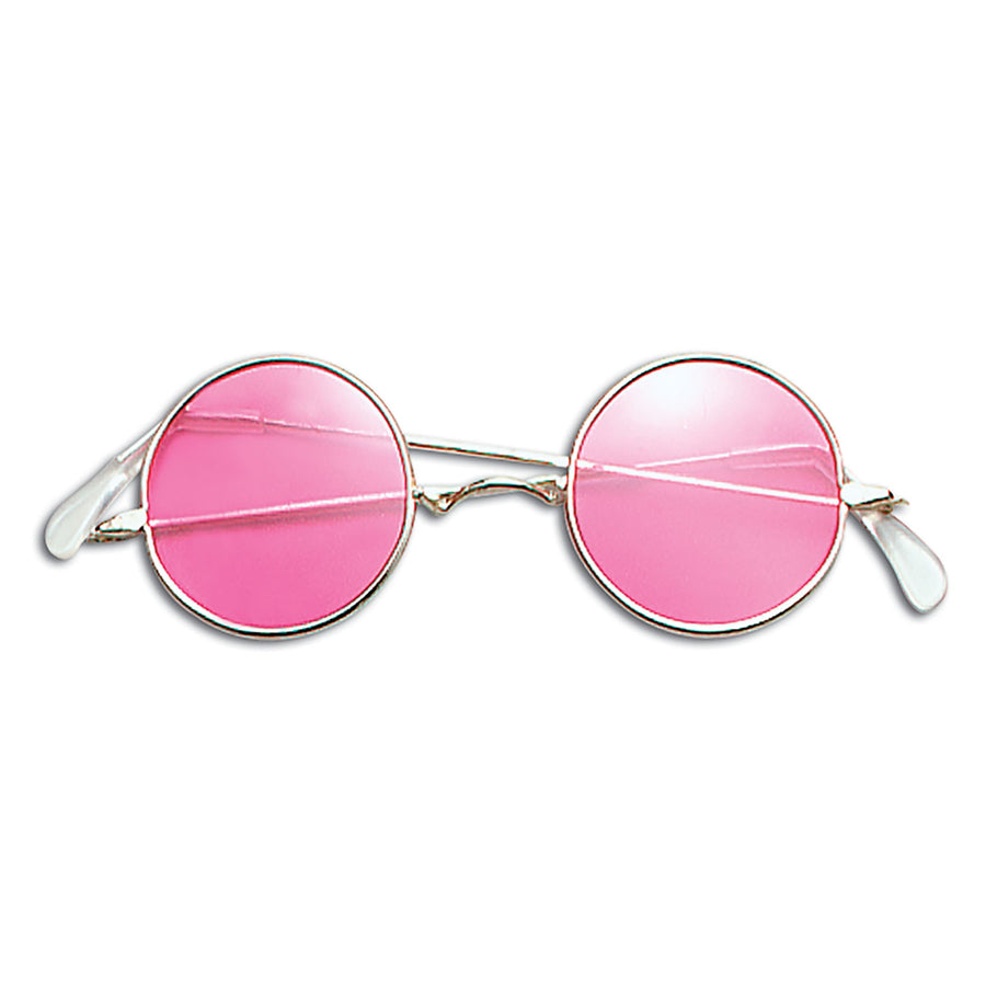 Pink 60s Lennon Style Glasses Costume Accessory_1