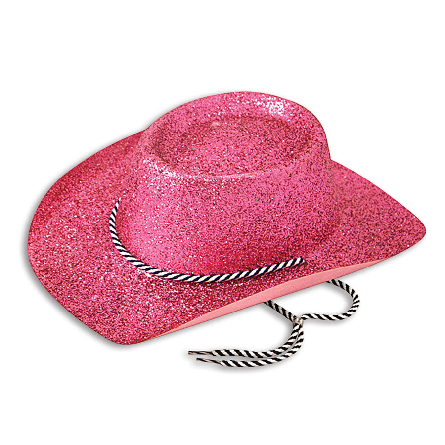 Pink Cowboy Glitter Hat BH634_1