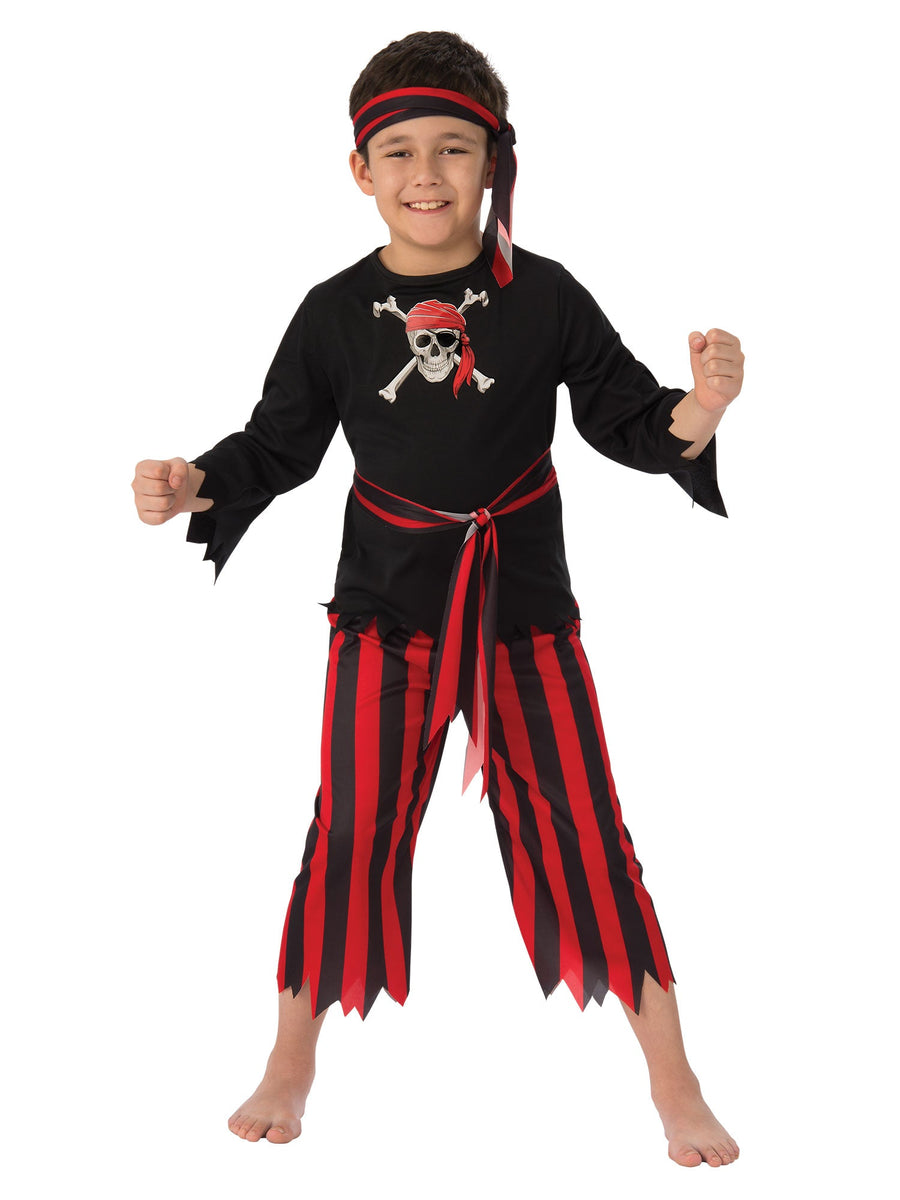 Pirate Boy Costume for Kids Striped Trousers_1