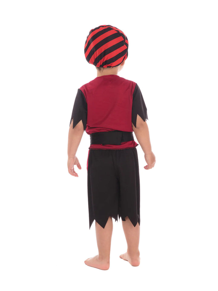 Size Chart Pirate Boy Mate Toddler Costume + Bandana