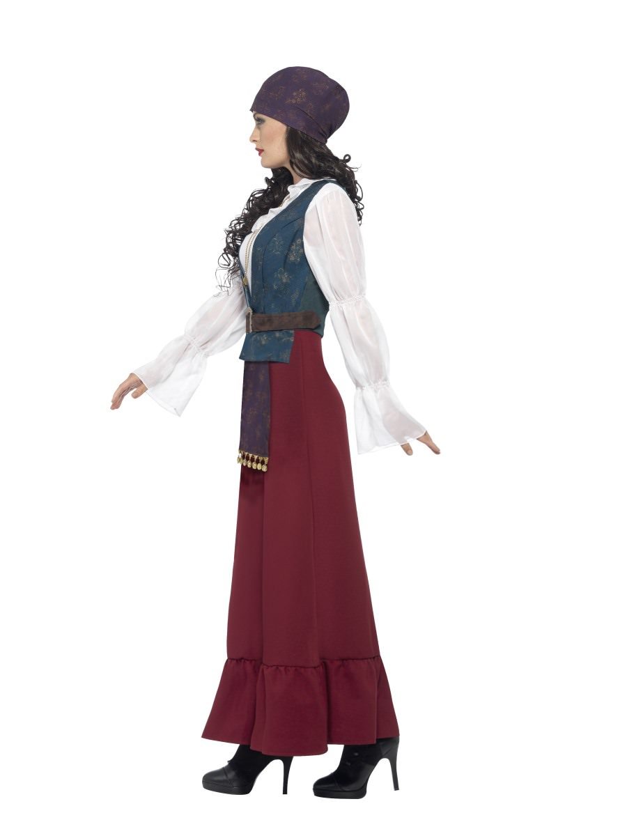 Pirate Buccaneer Beauty Costume Deluxe Adult Purple_3