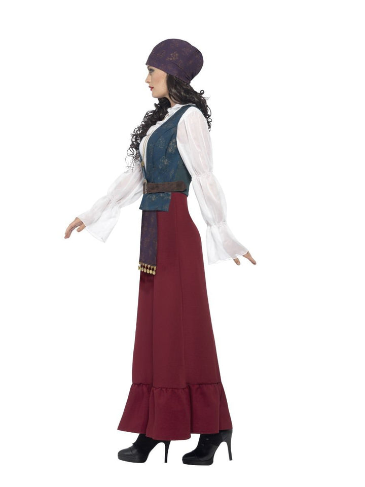 Pirate Buccaneer Beauty Costume Deluxe Adult Purple_3