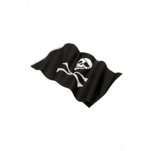 Pirate Flag Approx 152x91cm Adult Black Skull and Crossbones Print 2