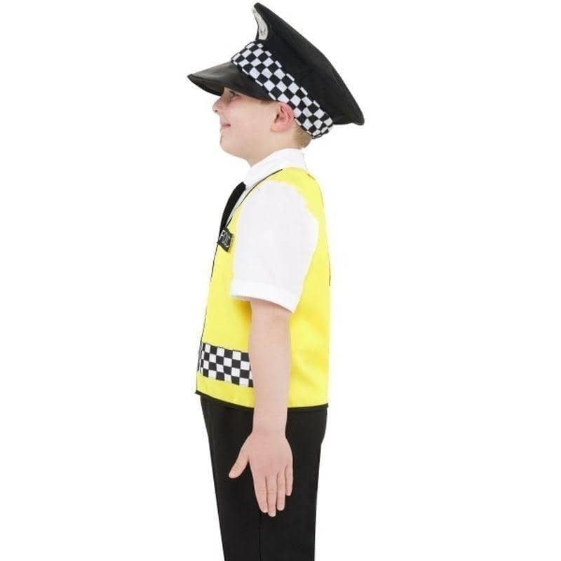 Police Boy Costume Kids Yellow with Black_5