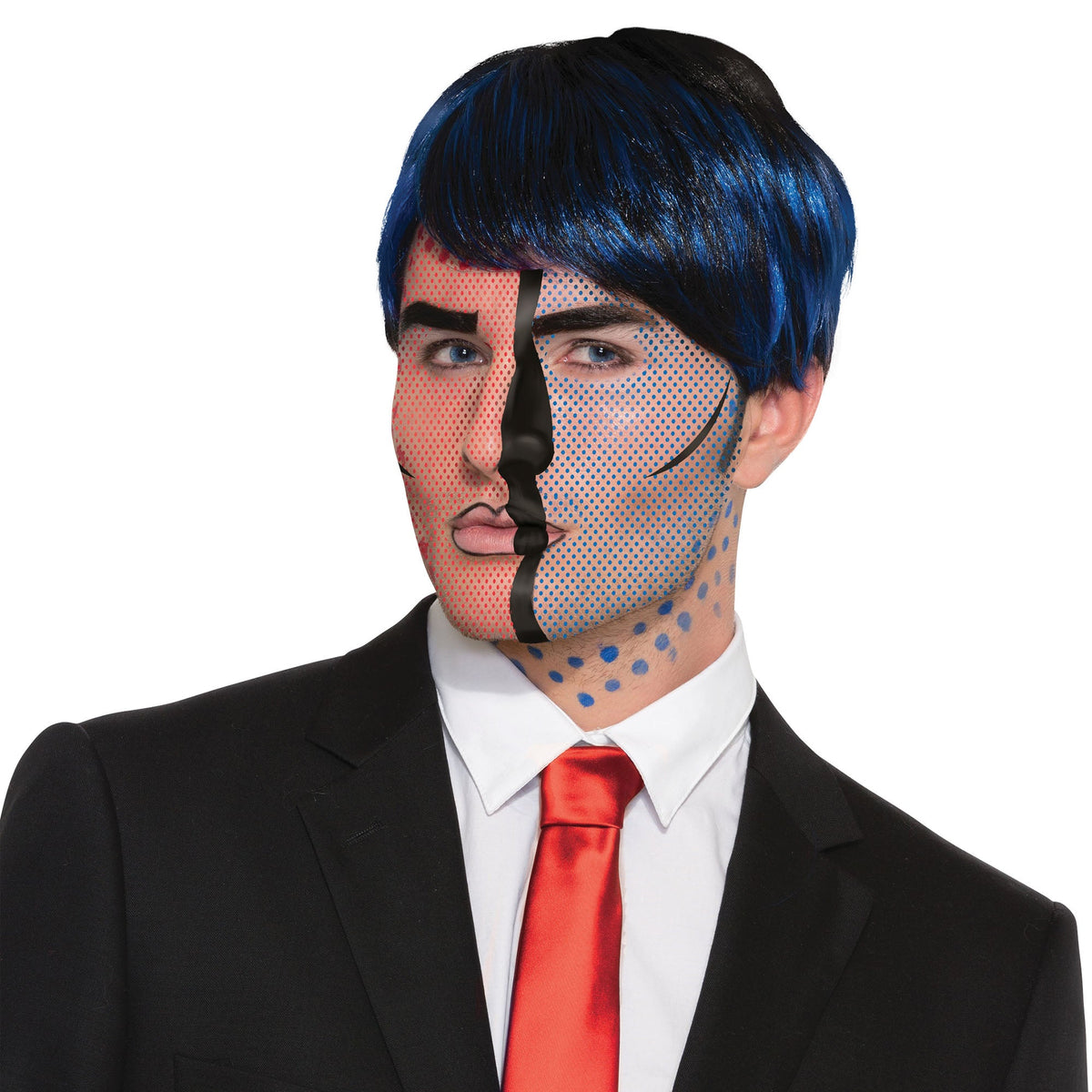 Pop Art Face Tattoo 1