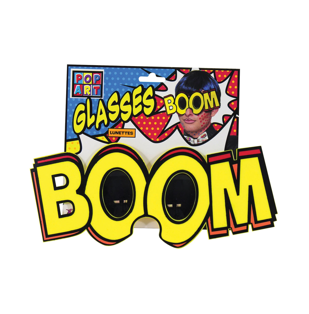 Pop Art Jumbo 'boom' Glasses Costume Accessories Male_1