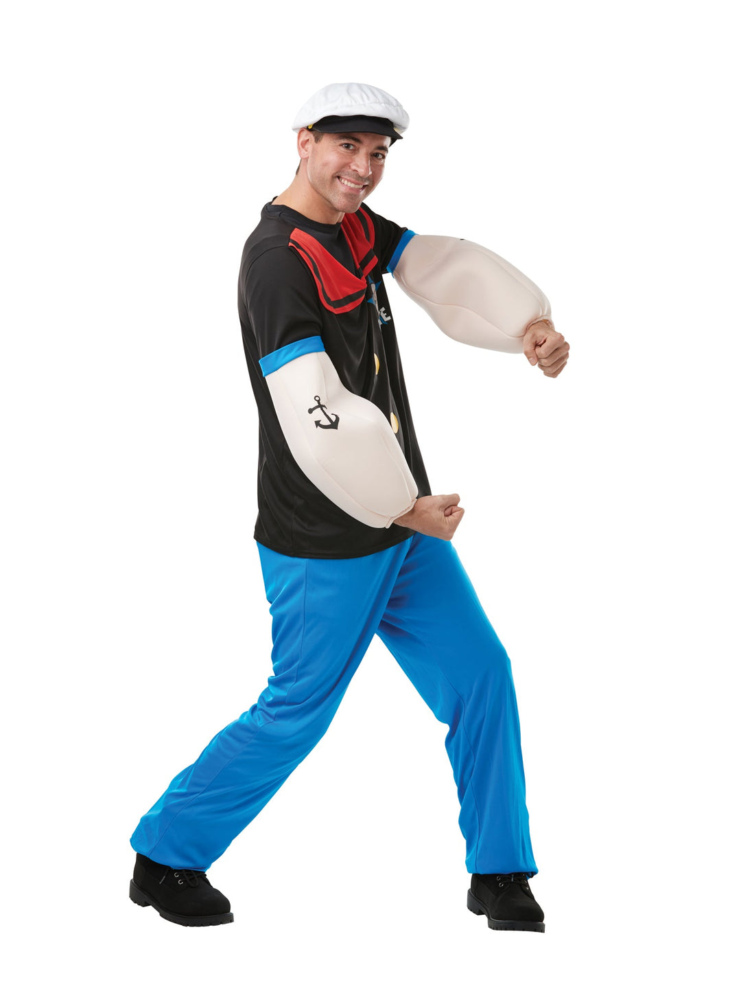 Popeye Costume Adult Padded Muscle Arms_2