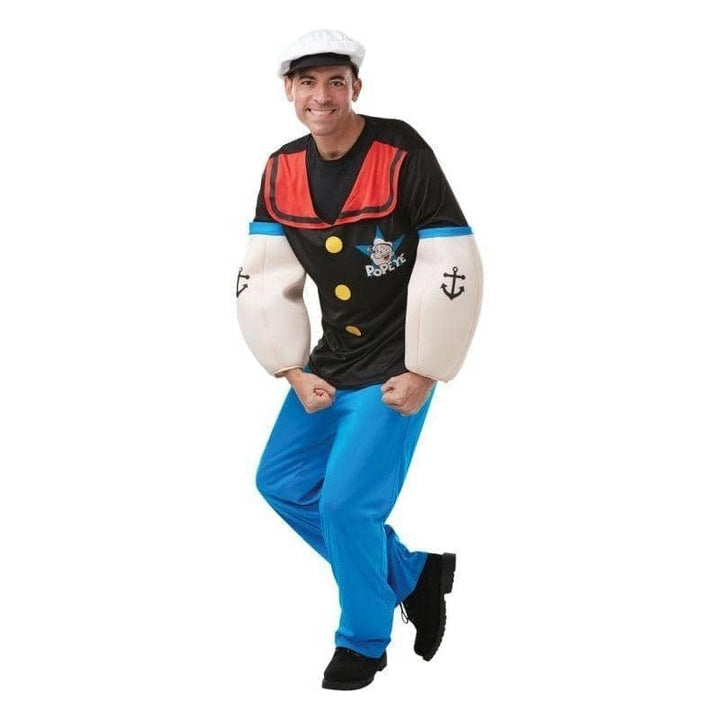 Popeye Costume Adult Padded Muscle Arms_1