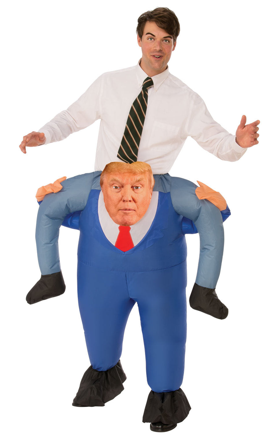 Presidential Piggy Back Inflatable Donald Trump Adult Costume_1