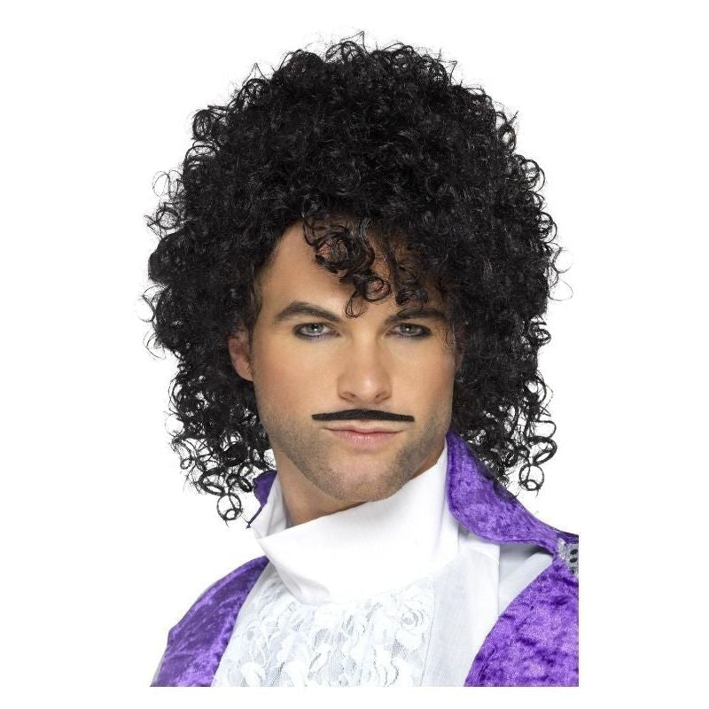 Prince 80s Purple Musician Kit Adult Black Prince 80s Purple Musician Kit Adult Black