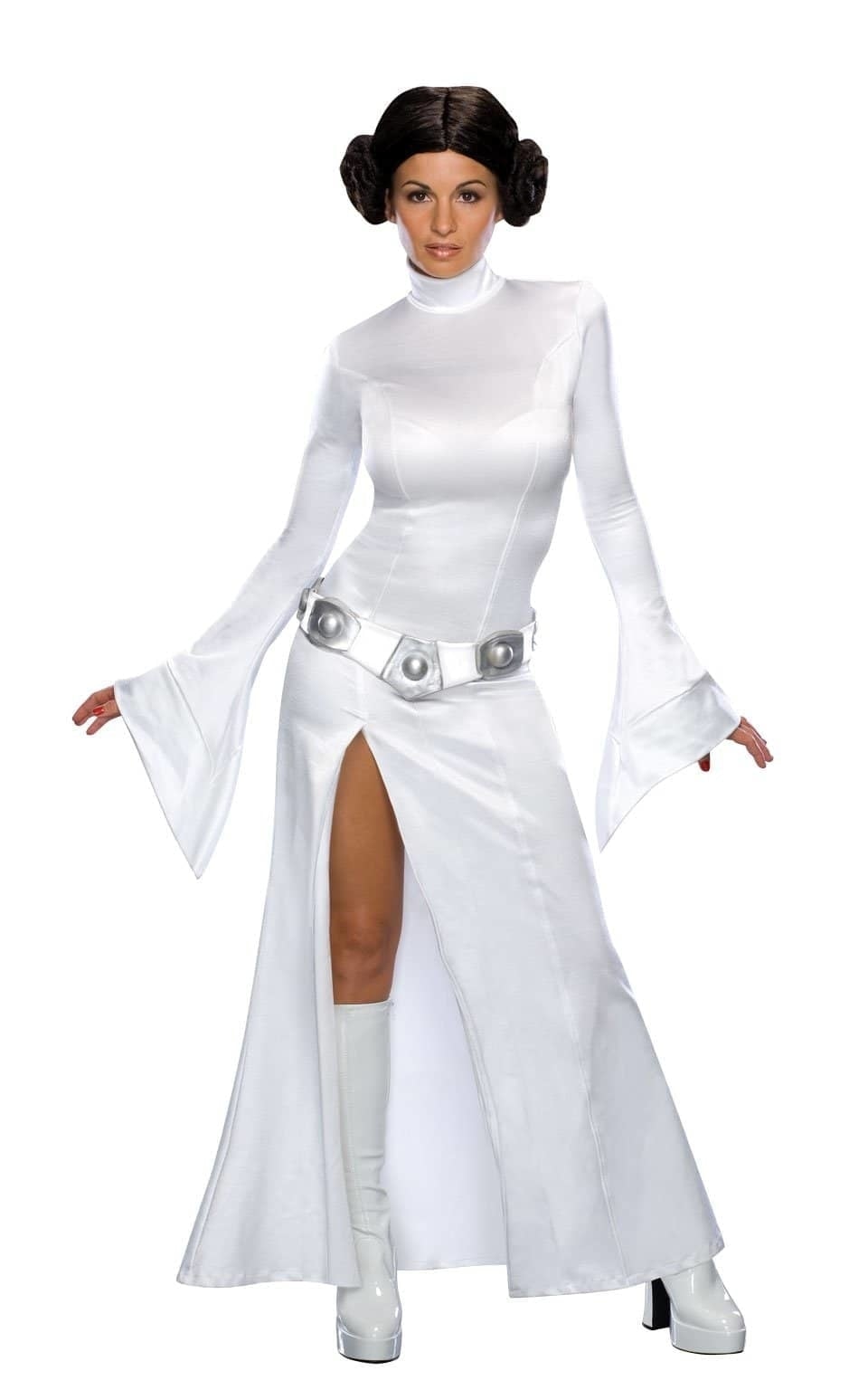 Princess Leia Adult Costume and Wig Star Wars New Hope
