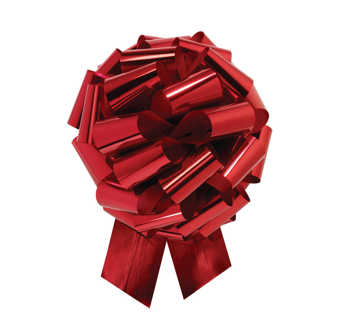 Pull Bow Metallic Red 35cm_1
