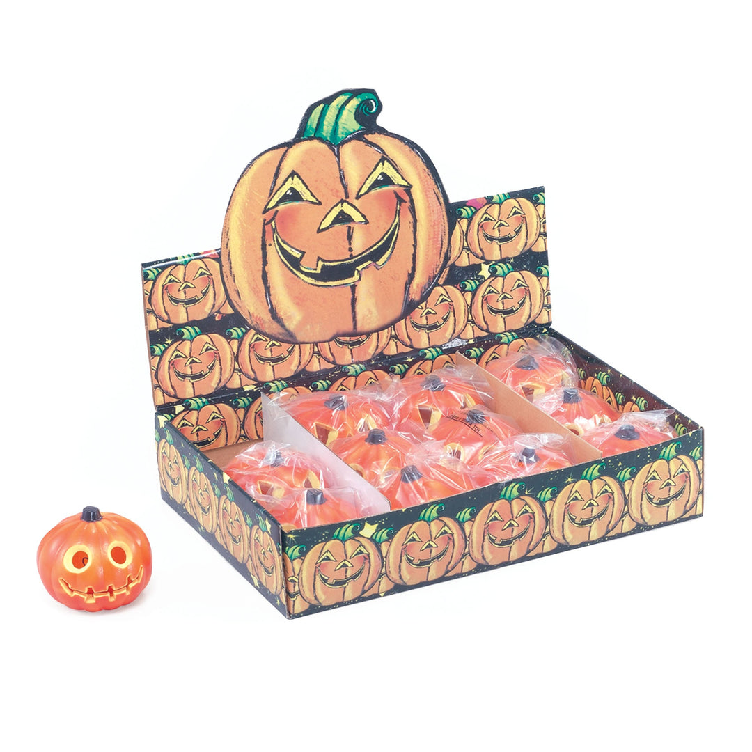 Pumpkin Light Up Halloween Decoration Prop 8.5cm_1