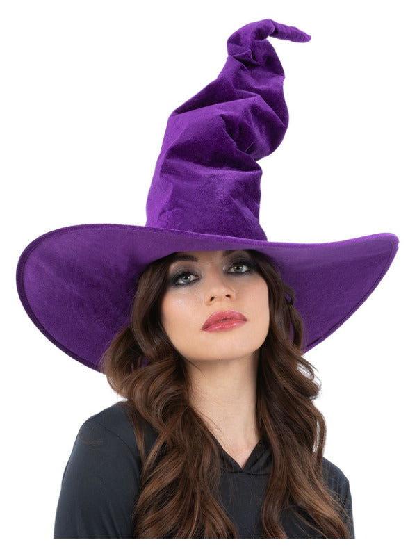 Purple Velour Witch Hat_1