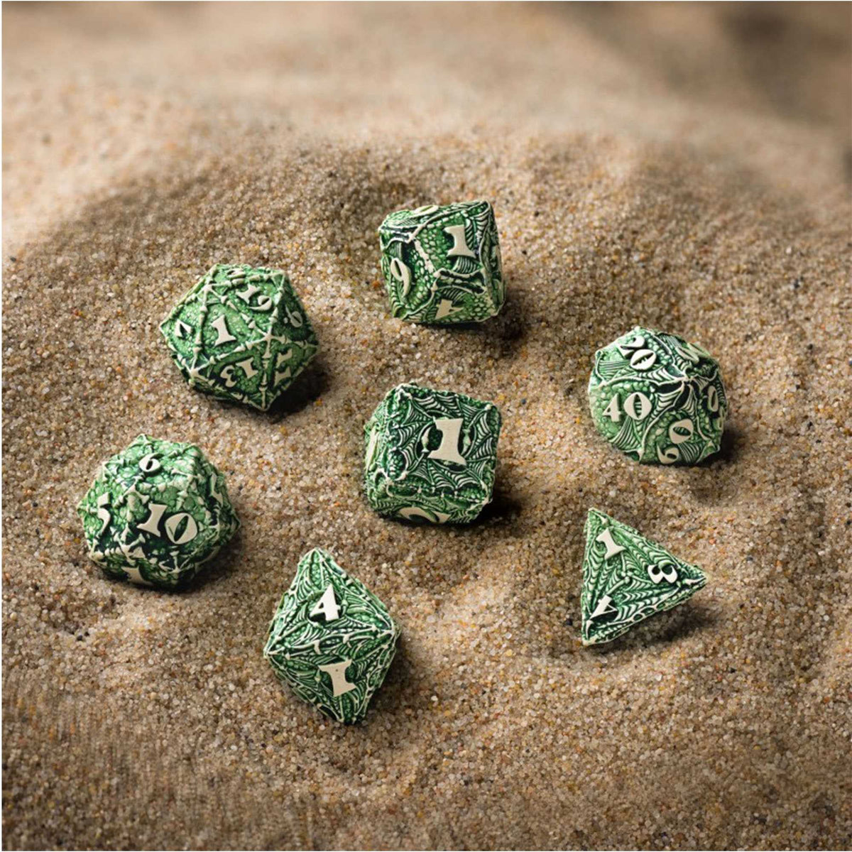 Dracopolis Dice Set The Andean Longneck Gaming Accessory by Q Workshop 3